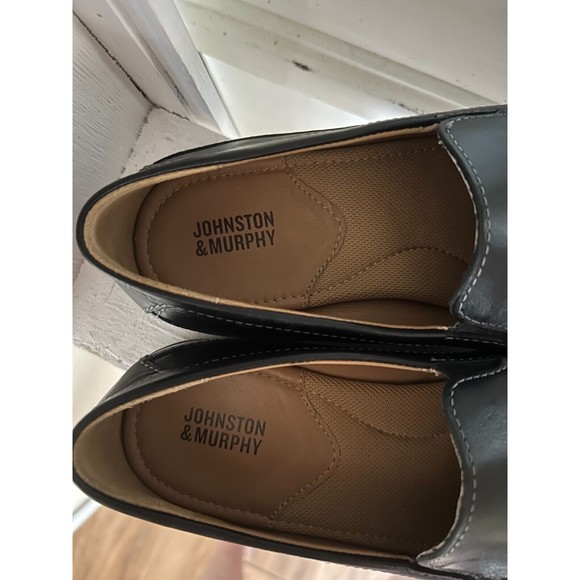 Johnston & Murphy Boys Loafers Size 5M Locklin Venetian Black Leather New - Picture 6 of 6